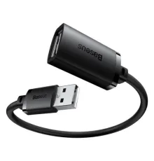USB подовжувач Baseus AirJoy Series USB2.0 Extension Cable 0.5m Black B00631100111-00 mag-6932172629656147470