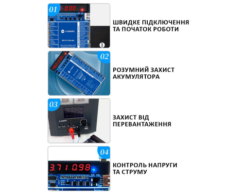 Тестер-активатор акумуляторів Sunshine SS-916 ultra v3.0 PLS-00-00170128