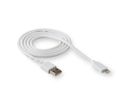 Кабель USB WALKER 110 Lightning white (тех.пак.) TPS-2702386100005