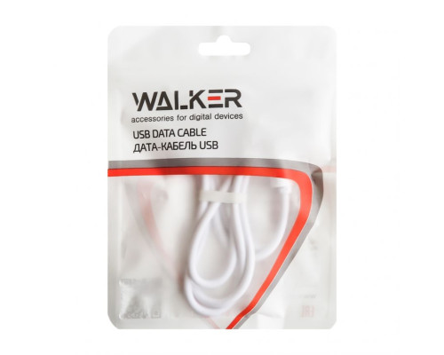 Кабель USB WALKER 110 Type-C white (тех.пак.) TPS-2702386500003