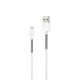 Кабель USB WALKER C720 Lightning white