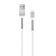 Кабель USB WALKER C720 Micro white