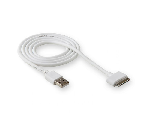 Кабель USB WALKER C115 iPhone 4 white (тех.пак)