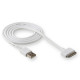 Кабель USB WALKER C115 iPhone 4 white (тех.пак)