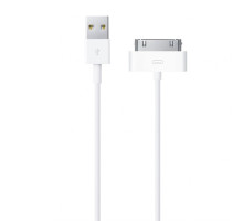 Кабель USB WALKER C115 iPhone 4 white (тех.пак)