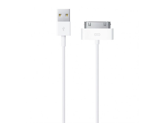 Кабель USB WALKER C115 iPhone 4 white (тех.пак)