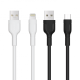 Кабель USB WALKER C350 Lightning black