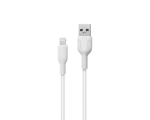 Кабель USB WALKER C350 Lightning white