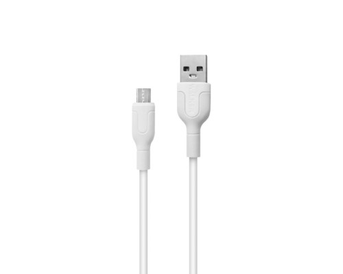 Кабель USB WALKER C350 Micro white