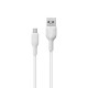 Кабель USB WALKER C350 Micro white