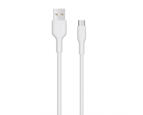 Кабель USB WALKER C350 Micro white