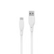 Кабель USB WALKER C595 Type-C white