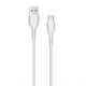 Кабель USB WALKER C325 Type-C white