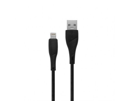 Кабель USB WALKER C345 Lightning black