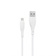 Кабель USB WALKER C345 Lightning white