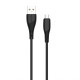 Кабель USB WALKER C345 Micro black