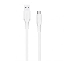 Кабель USB WALKER C595 Micro white