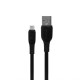 Кабель USB WALKER C595 Micro black