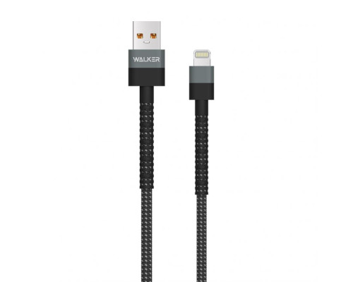 Кабель USB WALKER C700 Lightning black