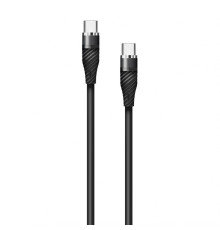 Кабель USB WALKER C735 Type-C to Type-C 65W black