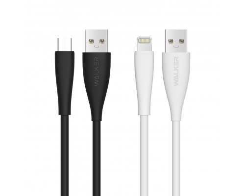 Кабель USB WALKER C305 Micro white