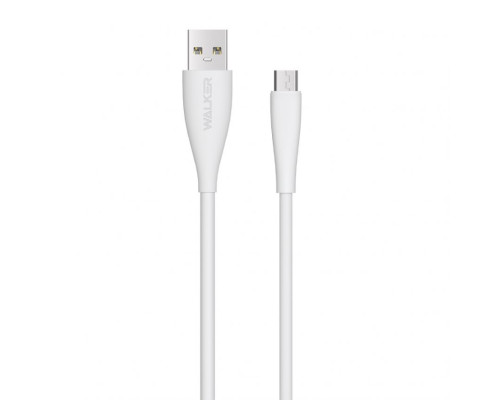 Кабель USB WALKER C305 Micro white TPS-2710000282488