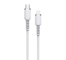 Кабель USB WALKER C795 Type-C to Lightning white