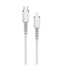 Кабель USB WALKER C795 Type-C to Lightning white