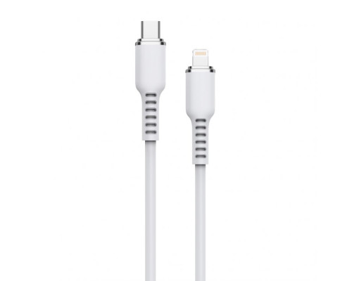 Кабель USB WALKER C795 Type-C to Lightning white