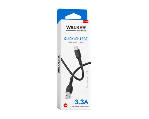 Кабель USB WALKER C795 Lightning white