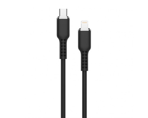 Кабель USB WALKER C795 Type-C to Lightning black