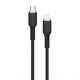 Кабель USB WALKER C795 Type-C to Lightning black