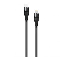 Кабель USB WALKER C735 Type-C to Lightning 20W black