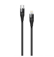 Кабель USB WALKER C735 Type-C to Lightning 20W black