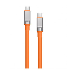 Кабель USB WALKER C915 Type-C to Type-C orange