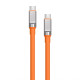 Кабель USB WALKER C915 Type-C to Type-C orange