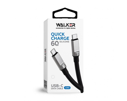 Кабель USB WALKER C915 Type-C to Type-C orange