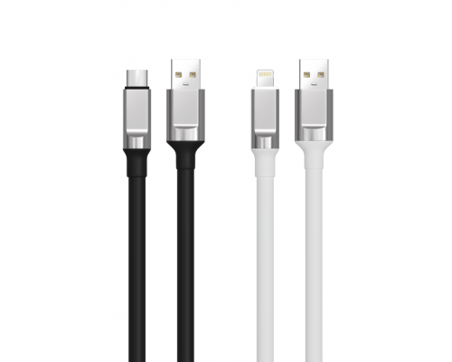 Кабель USB WALKER C915 Type-C to Type-C white