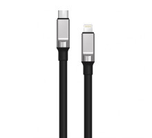 Кабель USB WALKER C915 Type-C to Lightning black