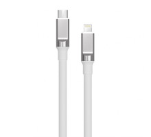 Кабель USB WALKER C915 Type-C to Lightning white