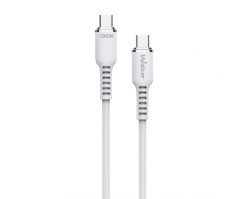 Кабель USB WALKER C795 Type-C to Type-C 100W white TPS-2710000311966 2710000311966