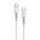 Кабель USB WALKER C795 Type-C to Type-C 100W white TPS-2710000311966 2710000311966