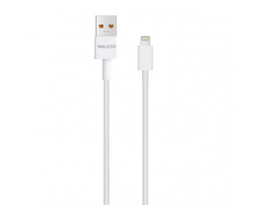 Кабель USB WALKER C820 Lightning white