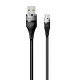 Кабель USB WALKER C735 Micro black