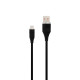 Кабель USB WALKER C735 Type-C black