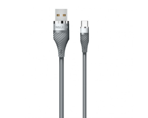 Кабель USB WALKER C735 Type-C grey