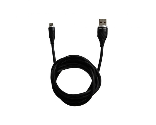 Кабель USB WALKER C735 Micro 2м black