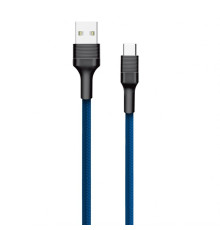 Кабель USB WALKER C575 Type-C dark blue