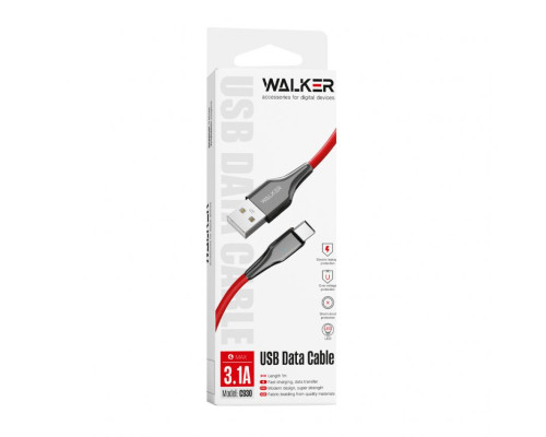 Кабель USB WALKER C930 Intelligent Lightning black