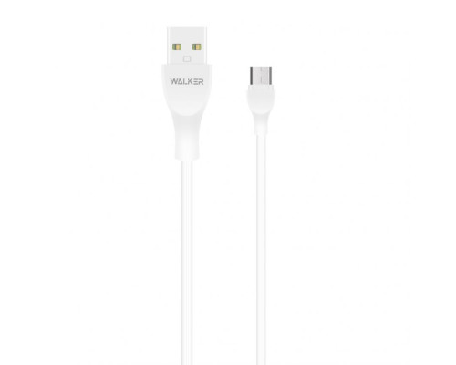 Кабель USB WALKER C565 Micro white